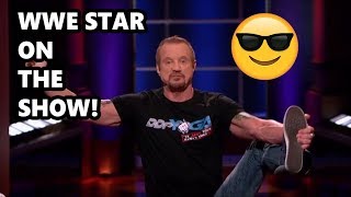 Shark Tank WWE Star On Shark Tank And Sharks Are Amazed Shark Tank Showcase [upl. by Leese]