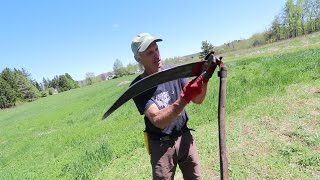 How to Scythe  STOP Weeding Watering and Fertilizing [upl. by Eerdua]