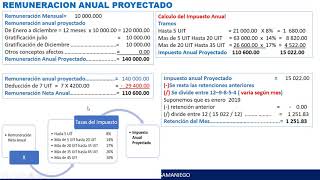 CASO PRACTICO DE RENTA DE QUINTA CATEGORIA 12 [upl. by Halihs]