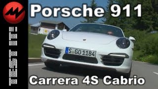 Porsche 911 Carrera 991 4S Cabrio  TEST IT [upl. by Pelagias]