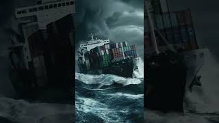 containers falling into the sea [upl. by Kenweigh]