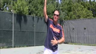 Tennis Tip  Tennis Serve  The Nondominant Hand on the Serve [upl. by Enilatan]