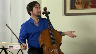 CELLO MASTERCLASS SCHUBERT ARPEGGIONE SONATA IN A MINOR 1ST MOV [upl. by Frants349]