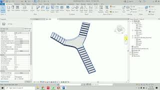 How to Create Bifurcated Stairs in Revit 2023  Revit Stairs Advance Tutorial  Split Stair in Revit [upl. by Bennink196]