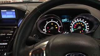 How To Reset TPMS Tyre Pressure Light On 2014 Ford BMax Car [upl. by Nevai]