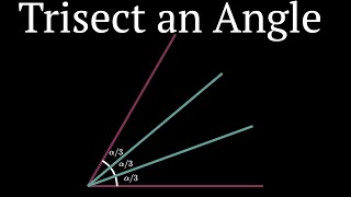 Trisect an Angle with Archimedean Spiral visual proof [upl. by Gardiner]