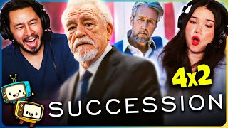 SUCCESSION 4x2 Reaction  quotRehearsalquot  First Time Watch [upl. by Nilde]