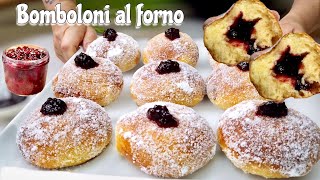 BOMBOLONI al forno SOFFICISSIMI con Marmellata [upl. by Harmonia]