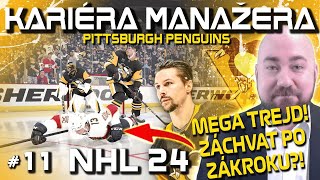 Hvězda Končí Mega Trade a Záchvat Hráče po Zákroku 11  NHL 24 CZ Lets Play [upl. by Fabozzi]