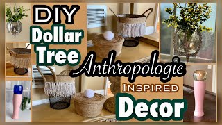 Dollar Tree ANTHROPOLOGIE Inspired DIY DECOR [upl. by Eniaral277]