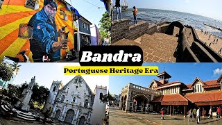 Places to Visit in Bandra  Heritage Gems of bandra Mumbai  Exploring Bandra in Mumbaikar Style ⛪ 🏰 [upl. by Mello]