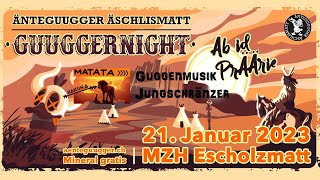 Escholzmatt Fasnacht 2023 Jungschränzer Auftritt Mehrzweckhalle beim Guggertreffen der Änteguugger [upl. by Eliezer218]