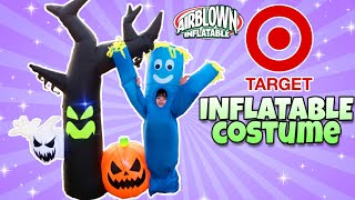 INFLATABLE Tube Man Halloween Costume amp Target 2019 Halloween Display [upl. by Aneehsit]