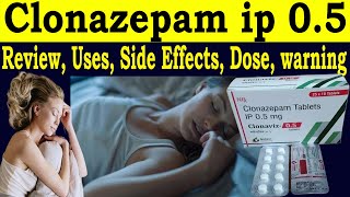 Clonazepam Tablets ip 05 mg Uses in Hindi  Clonaviz 05 mg Tab Review  Uses Side Effects Dosage [upl. by Sremmus]