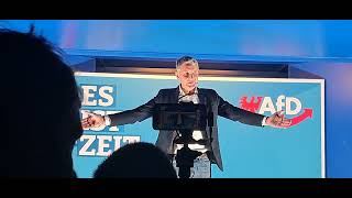 Björn Höcke AfD Wahlkampf Endspurt in Cottbus 19092024 [upl. by Tugman]