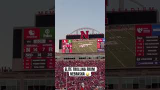 Some elite trolling by Nebraska 🤣 shorts nebraska huskerfootball huskers nebraskafootball [upl. by Chelsea207]