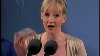 J K Rowling Harvard Speech on The Fringe Benefits of Failure and the Importance of Imagination [upl. by Wentworth485]