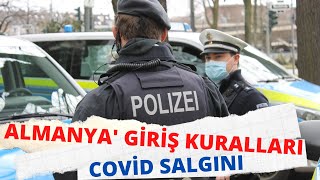 Almanyaya giriş şartları ve covid salgını TürkiyeAzerbaycan [upl. by Madra]