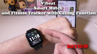 Vibeat IDW15 Smart Watch and Fitness Tracker with Calling Function REVIEW [upl. by Stein]