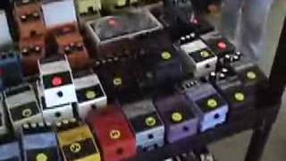 Vintage Guitar Effect Pedals at The Dallas Guitar Show 2008 [upl. by Jannel883]