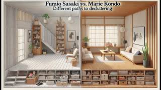 Fumio Sasaki vs Marie Kondo Different Paths to Decluttering [upl. by Ahsaet]