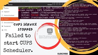 Printer Cups service stopped Cant install printer cups problem Task scheduler is not running [upl. by Auberon]