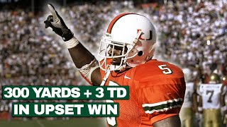 Edgerrin James and Miami ruin UCLAs National Championship Dreams 1998 [upl. by Eihpos513]