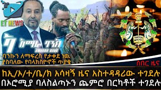 ከኢኦተቤክ አሳዛኝ ዜናየአማራ ባንክ ተቃዉሞየኦሮሚያው ጥቃት  ETHIOPIA NEWS [upl. by Conyers]