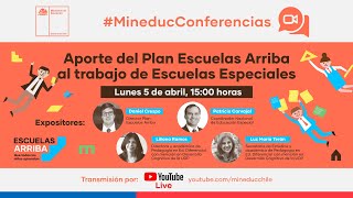 Webinar Aporte del Plan Escuelas Arriba al trabajo de Escuelas Especiales [upl. by Melbourne]