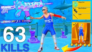 63 KILLS😱 MY FASTEST GAMEPLAY IN NEW OCEAN ODYSSEY MODE W BASKETBALL JERSEY😍 SAMSUNGA7XSA3A6 [upl. by Aman]