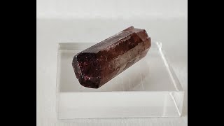 Tourmaline crystal with natural termination 2 [upl. by Harihat]