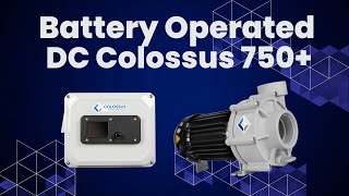 Battery Operated  Colossus 750 DC 🤖 Variable Speed Pump [upl. by Vlad]