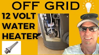 Best Install 12v DC Off grid hot water heater in Van or RV Solar Compatible DYI Convert RV to 12V [upl. by Fenny]