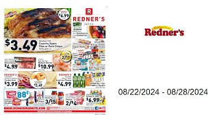 Redners Markets Weekly Ad US  08222024  08282024 [upl. by Huxley]