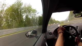 RCZ R vs RCZ R Nurburgring BtG Touristenfahrten [upl. by Winter]