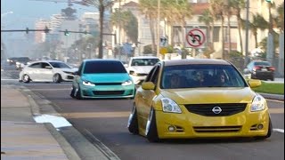 SE Daytona 22quot EP3  Stance Cars Leaving the Show and Cruising the Strip [upl. by Dupaix]