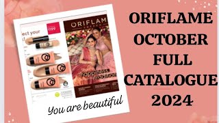 Oriflame October full catalogue 2024 preview [upl. by Madelena]