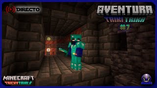 ⚫🎇Mi primera vez en una Trial Chamber💨⚫Aventura Triki Traka 7 minecraft [upl. by Ariday]