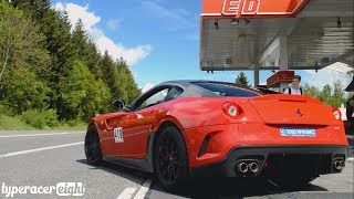 2x Ferrari 599 GTO SOUNDS [upl. by Noiwtna]