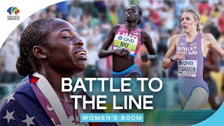 Womens 800m Final  World Athletics Championships Oregon 2022 [upl. by Jt134]