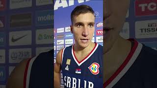 Serbia captain Bogdan Bogdanovic praises Nikola Jovic says Miami Heat drafted him for a reason [upl. by Hemetaf]