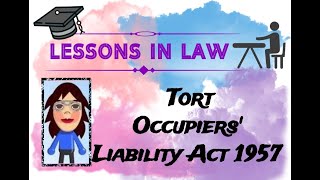 Occupiers Liability Lawful Visitors [upl. by Nareik]