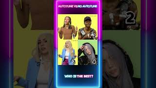 AUTOTUNE vs NO AUTOTUNE  shorts tiktokviral popularmusic tiktokviral genius noautotunes [upl. by Hock]