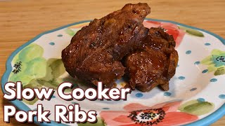 Crock Pot Country Style Pork Ribs [upl. by Lentha]