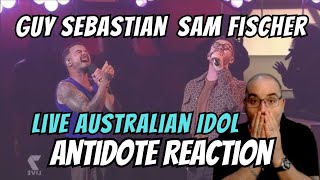 Guy Sebastian  Antidote Australian Idol Performance ft Sam Fischer REACTION [upl. by Yran]