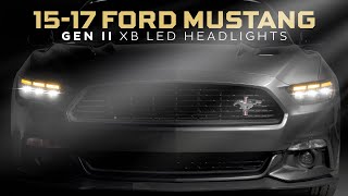 See the Difference with Morimoto XB LED Headlights for Your 1517 Mustang S550  Review amp Install 💡 [upl. by Wystand]