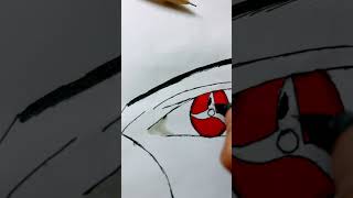 Sharingan drawing anime music animeedit art [upl. by Wadell]