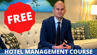 Hotel Management Course Online Free  Sectors of the Hospitality Industry  Hospitality News [upl. by Reklaw]