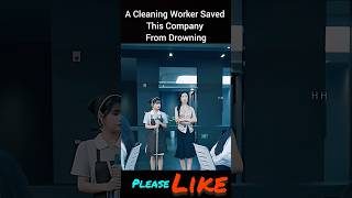 A Cleaning Worker Saved This Company From Drowning shorts [upl. by Herschel]