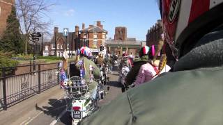 Shrewsbury Vespa amp Lambretta Scooter Rideout [upl. by Leinad697]